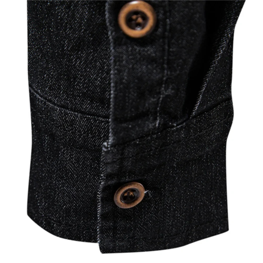 Drune | Baumwoll Denim Hemd