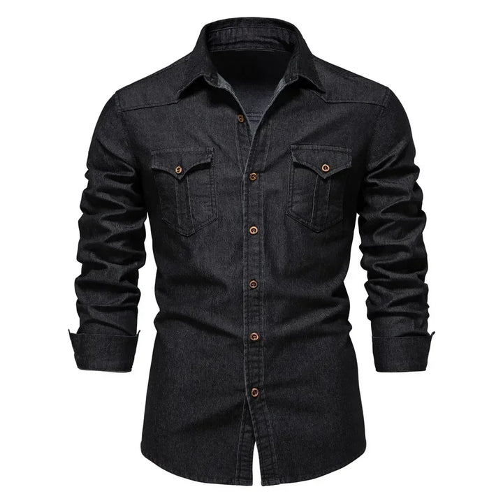 Drune | Baumwoll Denim Hemd