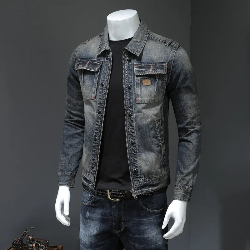 Drune | Weinlese Denimjacke