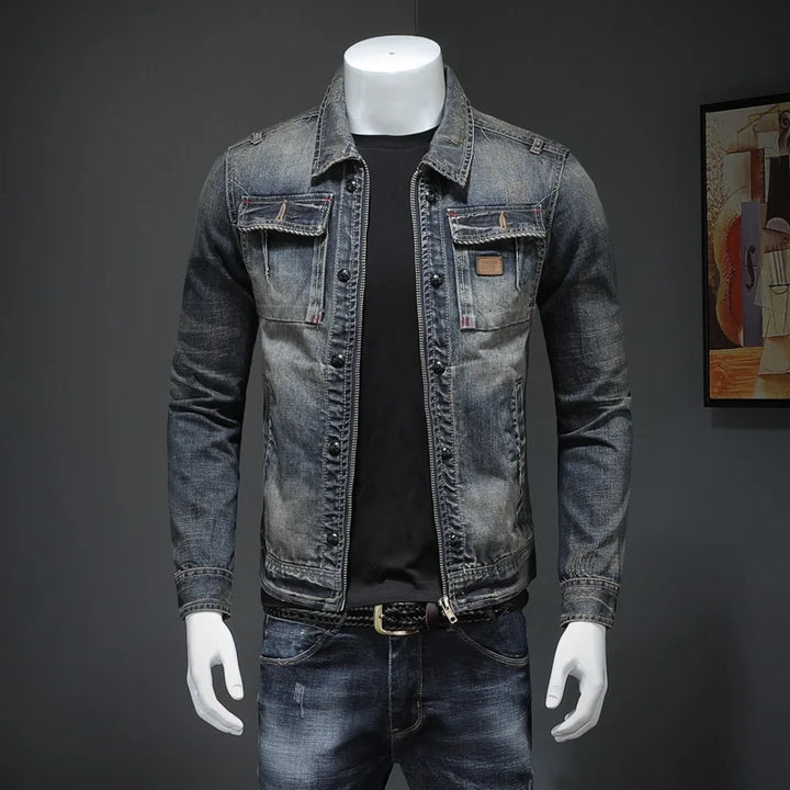 Drune | Weinlese Denimjacke