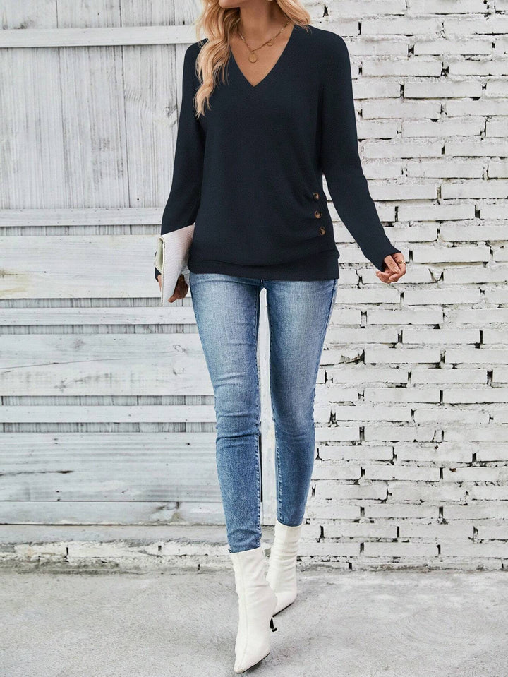 Drune | V-Ausschnitt Pullover