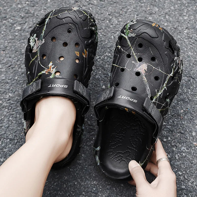 Drune | Herren Slip on Clogs Sandalen