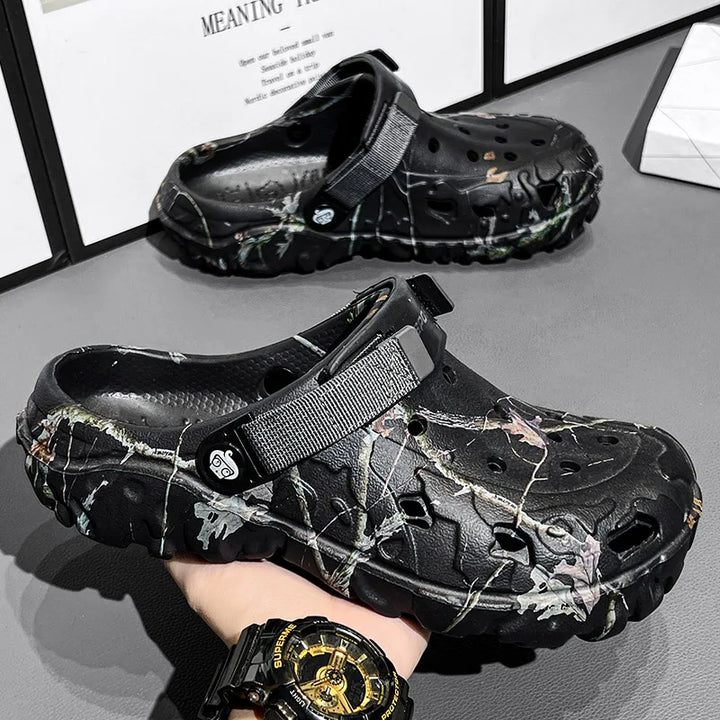 Drune | Herren Slip on Clogs Sandalen