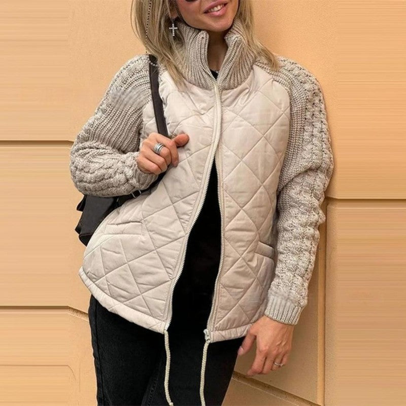 Drune | Strickärmel Patchwork Jacke