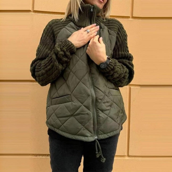 Drune | Strickärmel Patchwork Jacke