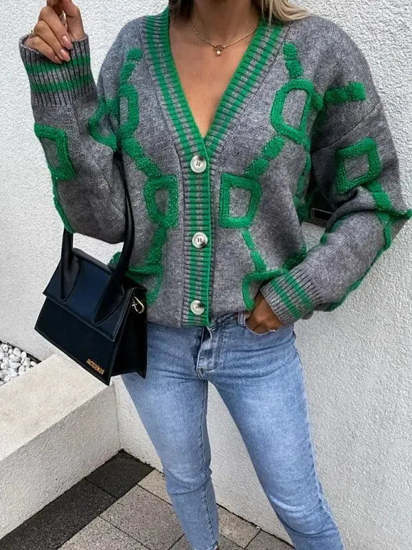 Drune | Drop Shoulder Strickjacke