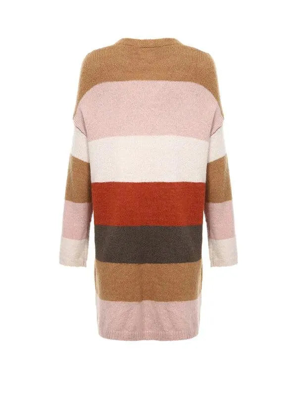 Drune | Langer Damen Strickjacke Pullover