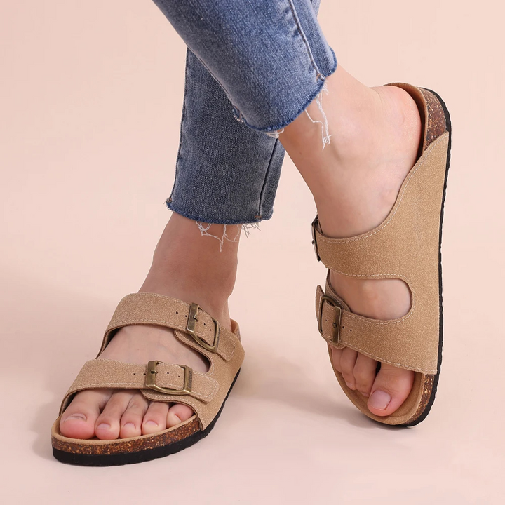 Drune | Orthopädische Sandalen Mit Korkfußbett