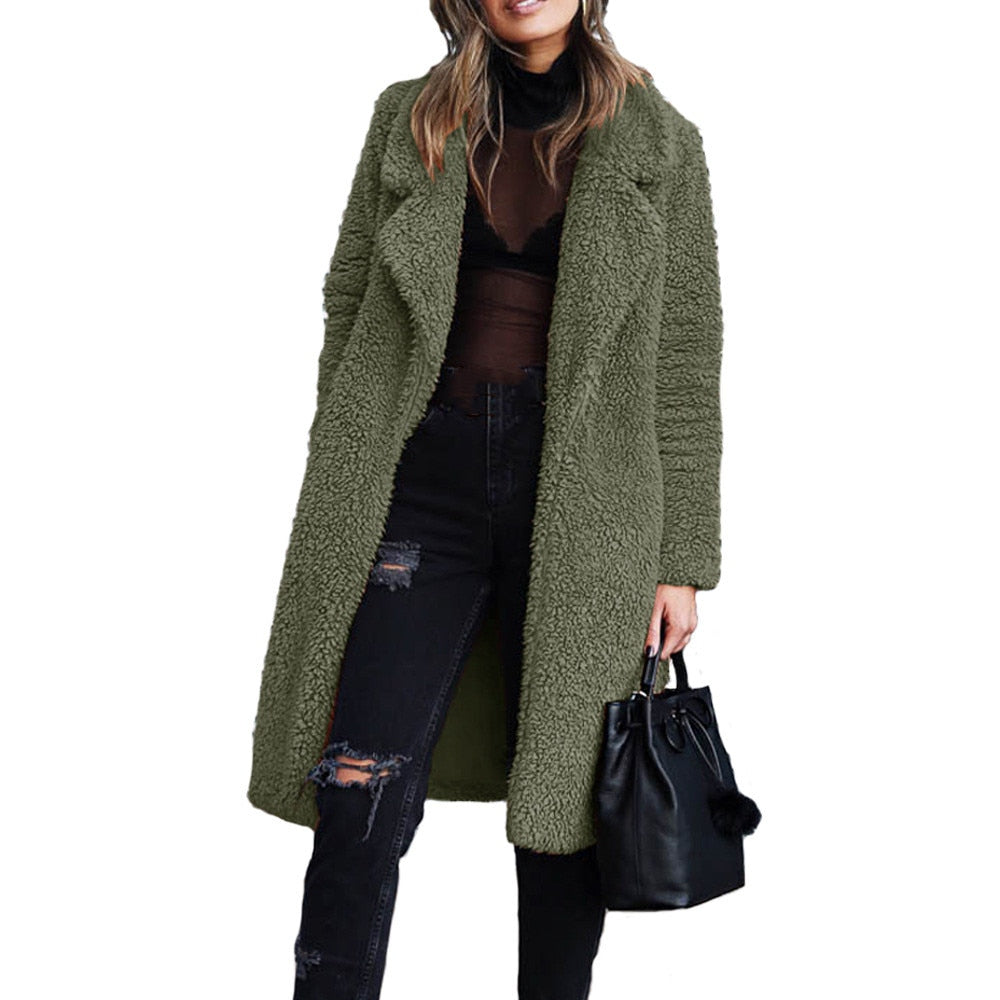 Drune | Gemütliche Teddyjacke für Frauen - Jacke
