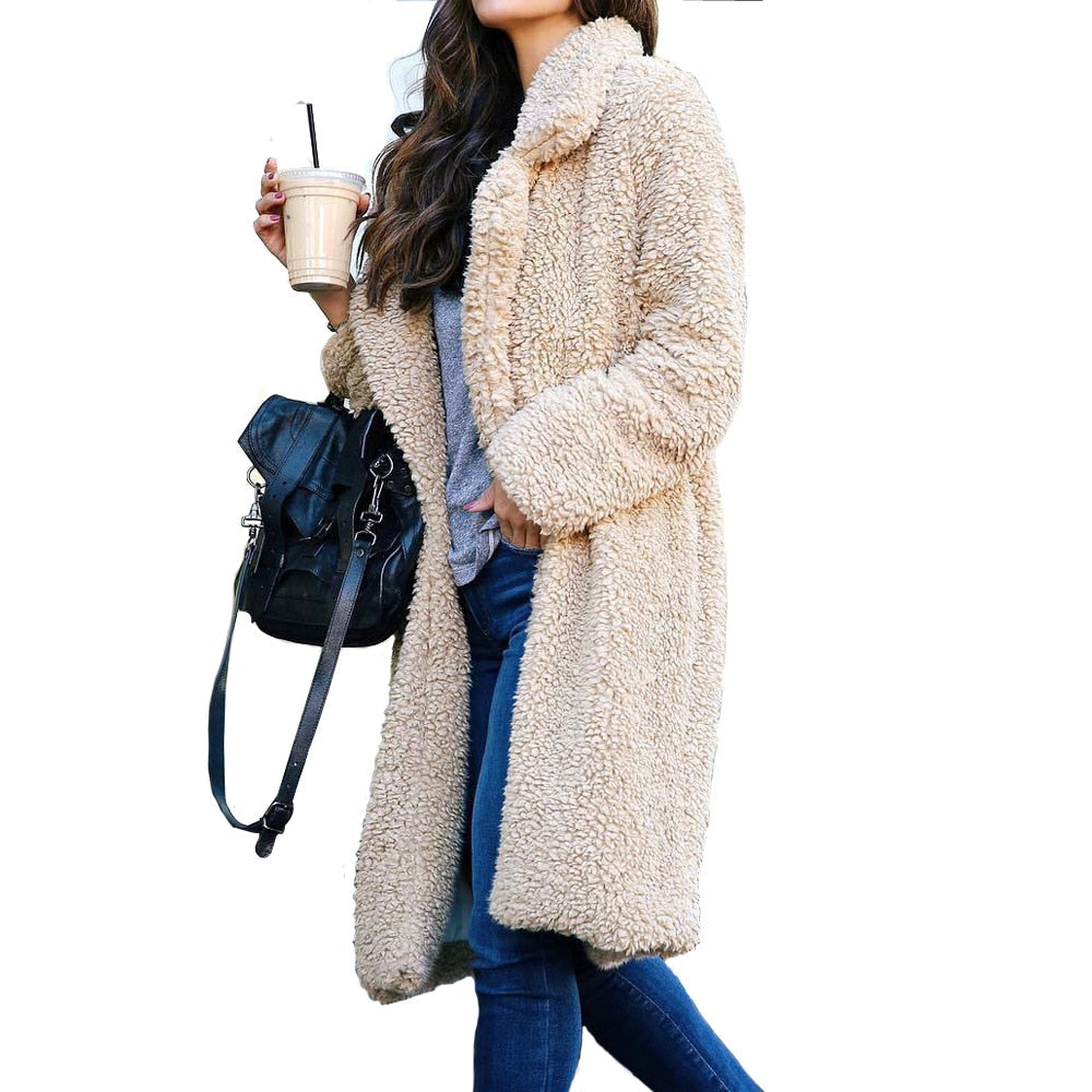 Drune | Gemütliche Teddyjacke für Frauen - Jacke