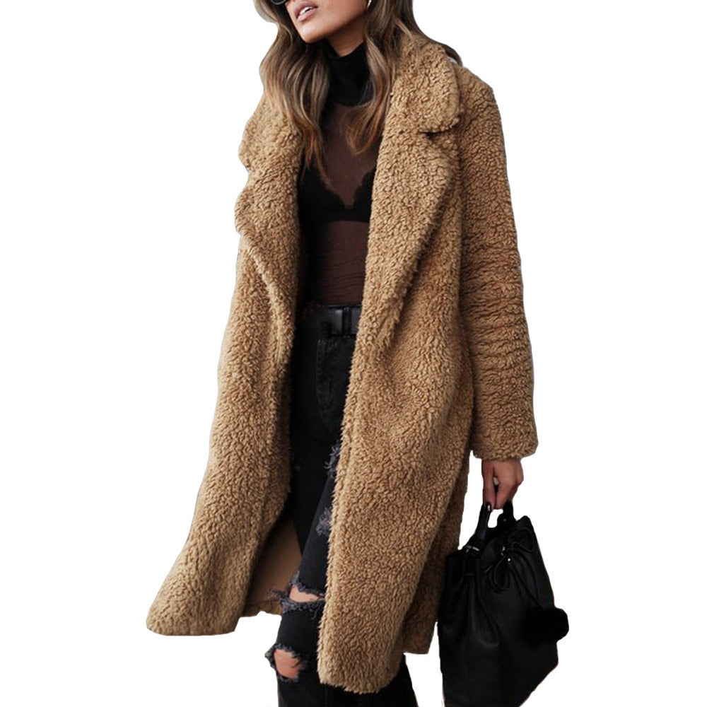 Drune | Gemütliche Teddyjacke für Frauen - Jacke