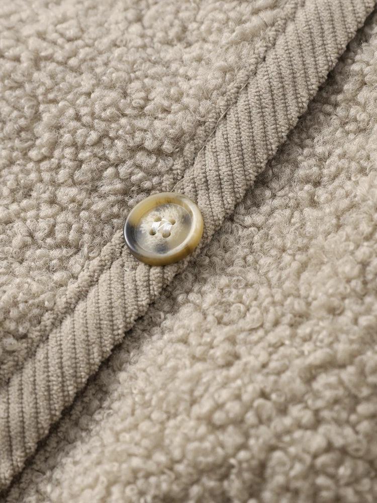 Drune | CozyTeddy - Ultraweiches Cardigan-Weste