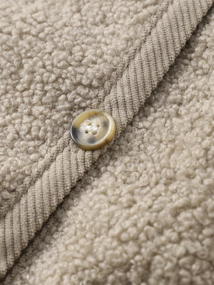 Drune | CozyTeddy - Ultraweiches Cardigan-Weste