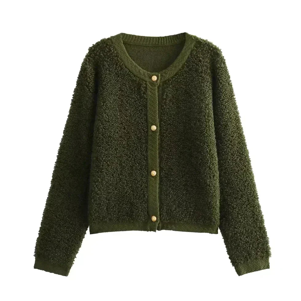 Drune | CozyTeddy - Ultraweiches Cardigan-Weste