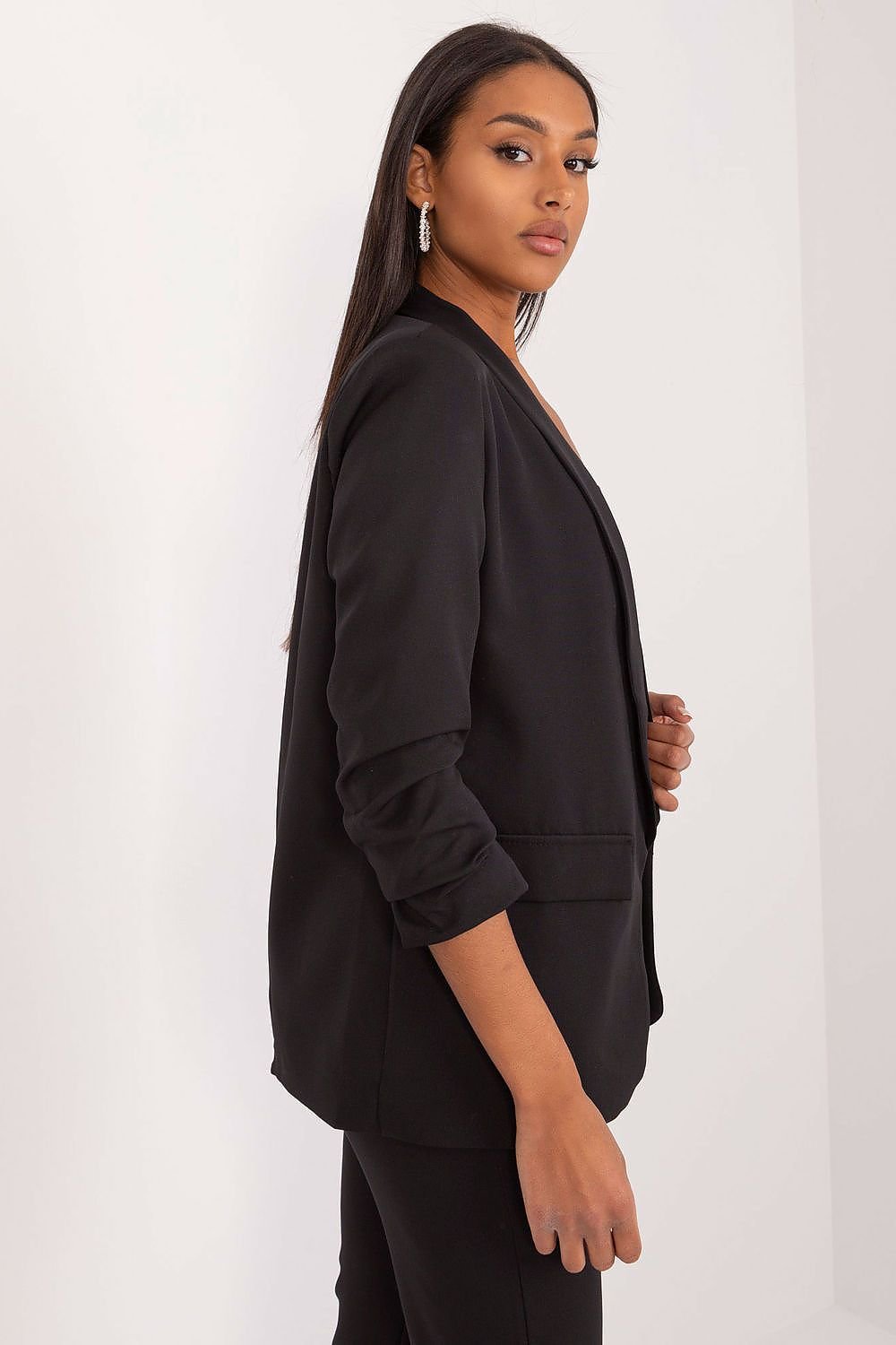 Drune | Blazer mit Offener Vorderseite Leicht und Stilvoll Perfekt Für Lagenlook