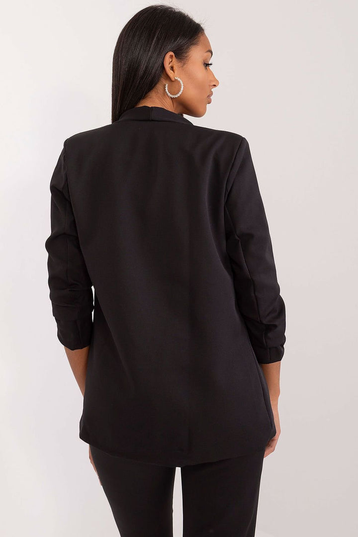Drune | Blazer mit Offener Vorderseite Leicht und Stilvoll Perfekt Für Lagenlook