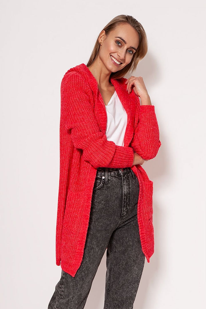 Drune | Strickjacke mit Kapuze Soft und Warm Lässiger Look