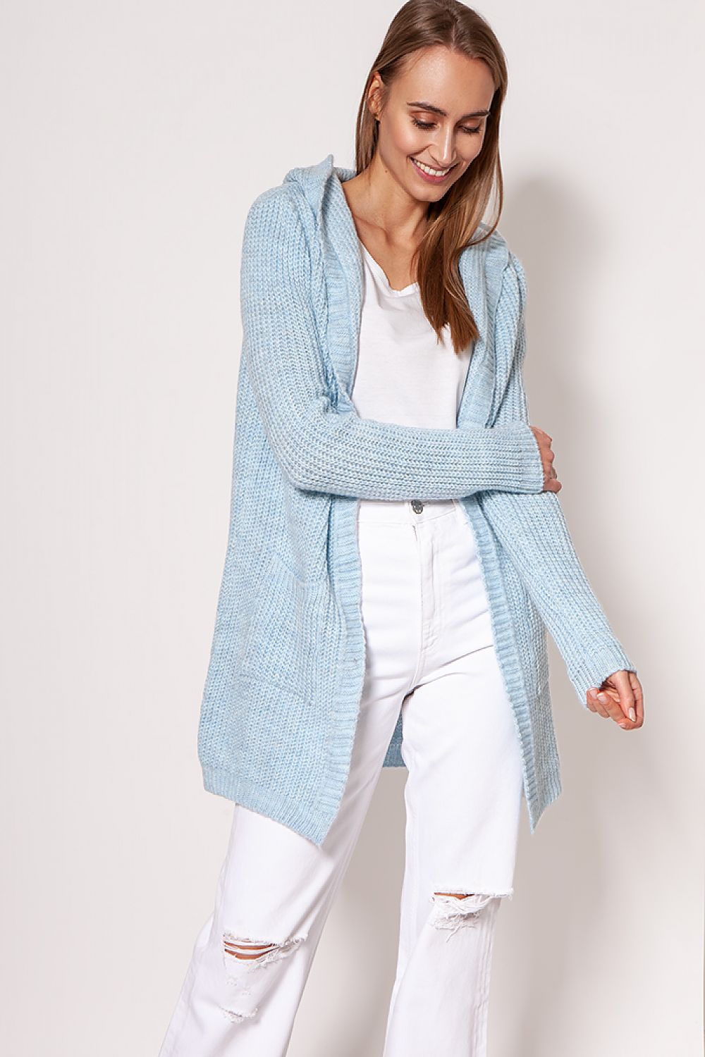 Drune | Strickjacke mit Kapuze Soft und Warm Lässiger Look