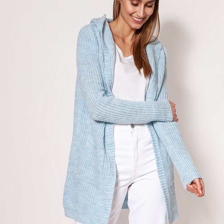 Drune | Strickjacke mit Kapuze Soft und Warm Lässiger Look
