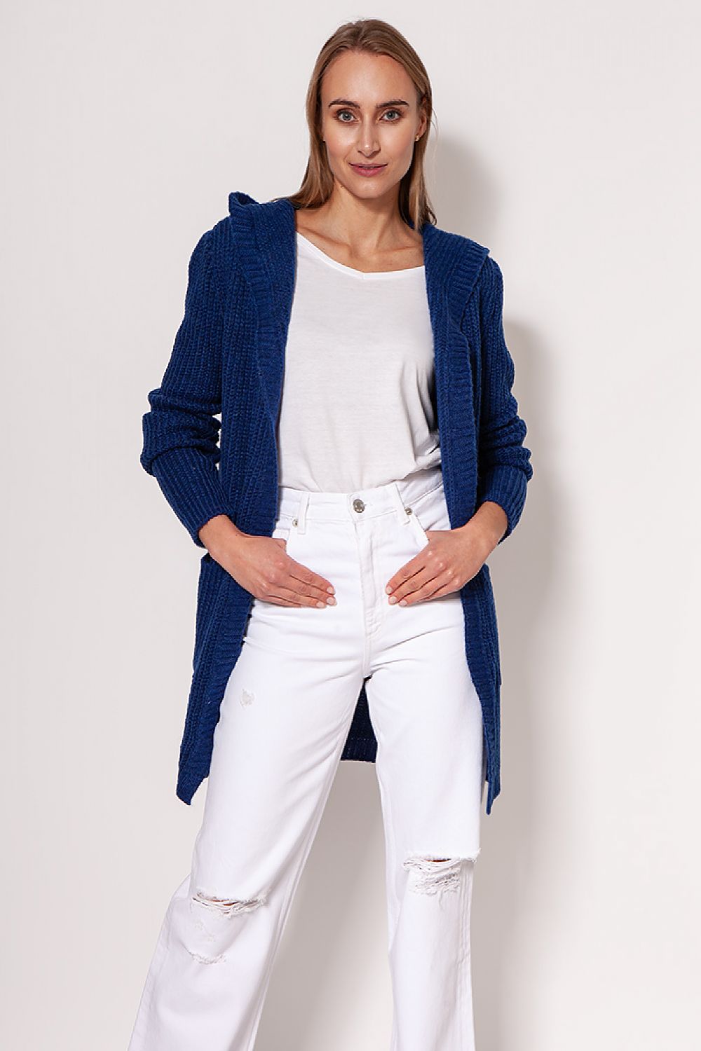 Drune | Strickjacke mit Kapuze Soft und Warm Lässiger Look