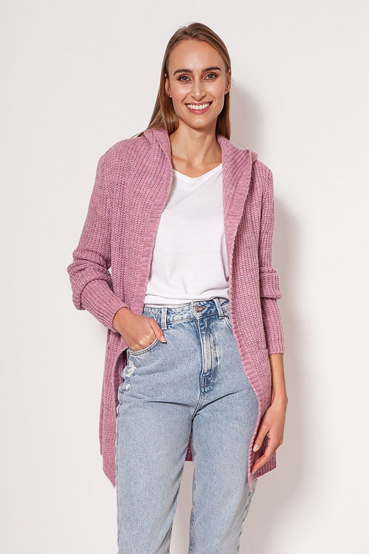 Drune | Strickjacke mit Kapuze Soft und Warm Lässiger Look