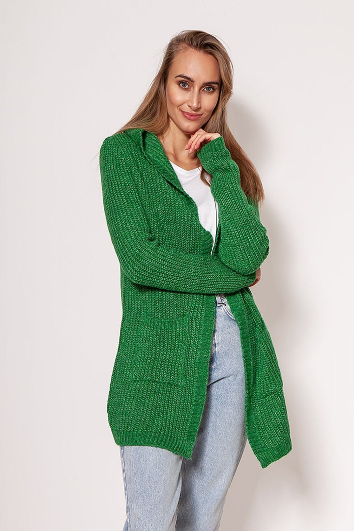 Drune | Strickjacke mit Kapuze Soft und Warm Lässiger Look