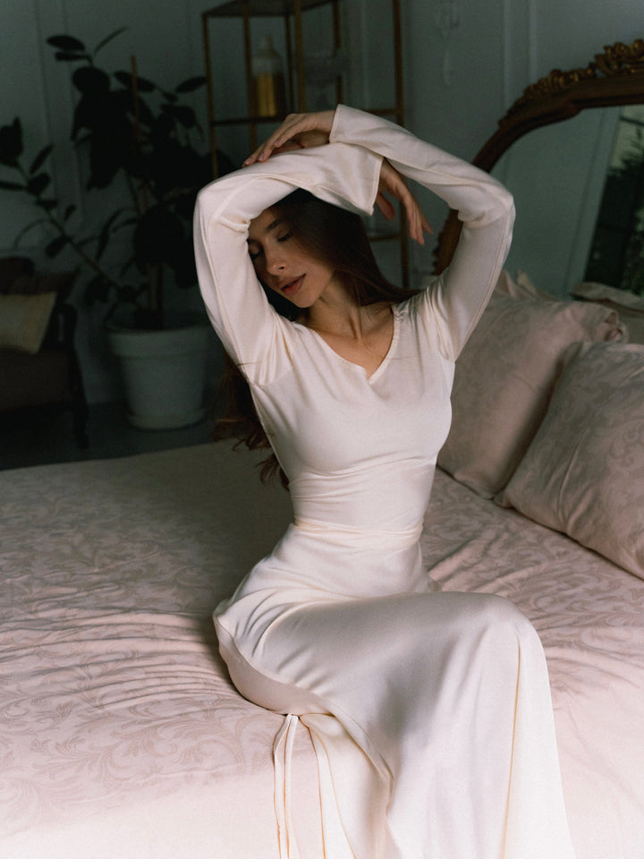 Drune | Leichte Maxikleid mit Romantischem Schnitt