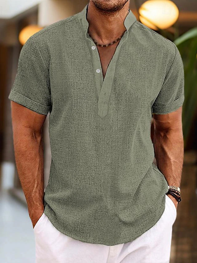 Drune | Hochwertiges, Bequemes Herren Poloshirt Mit V-Ausschnitt