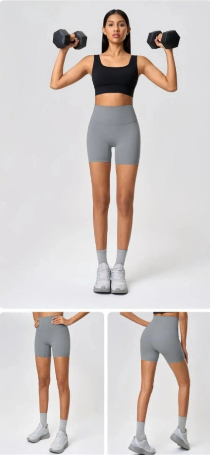 Drune | Eis Seide Yoga-Shorts für Frauen