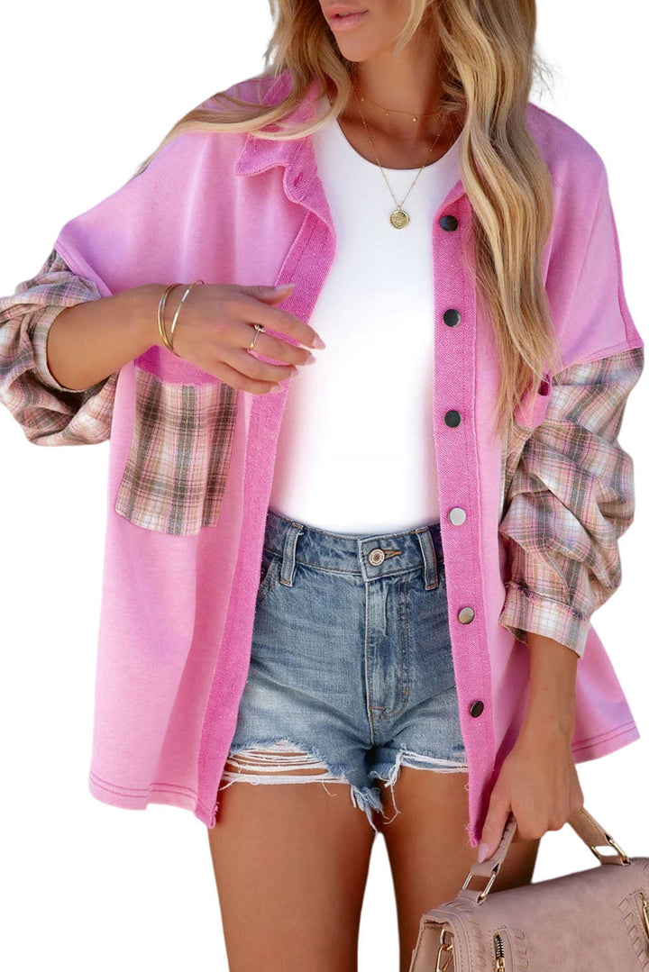Drune | Gepunktete Flanellhemden Polyester und Baumwolle Einzigartiger Look
