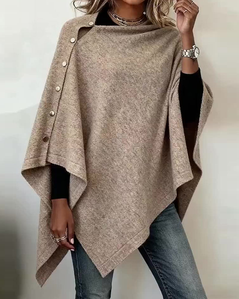 Drune | Cape Design Modischem Ambiente und Asymmetrischem Schnitt
