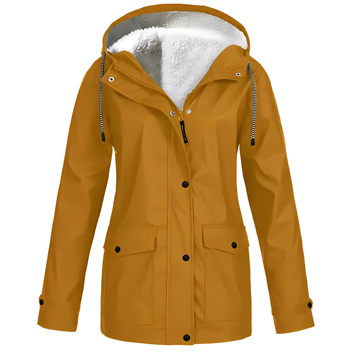 Drune | Damen-Regenjacke mit Fleecefutter
