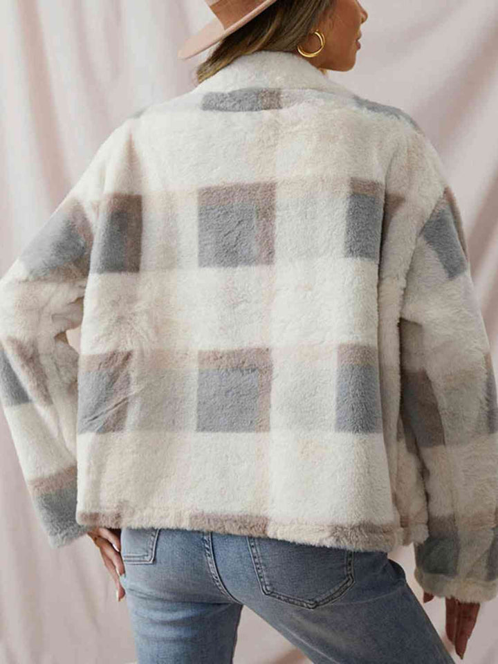Drune | Kragenhemd Plaid Mantel