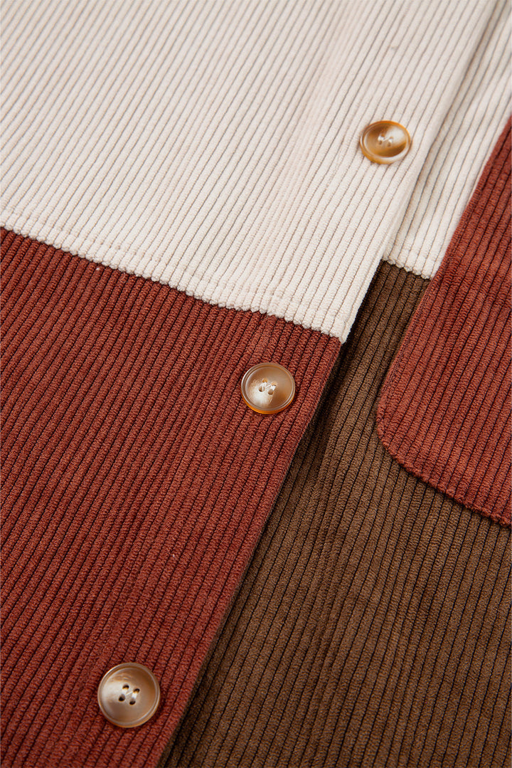 Drune | Patchwork Hemdjacke Weich und Trendy Perfekt Für Entspannte Tage