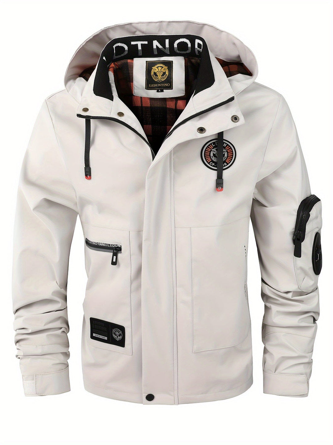Drune | Dicke Lange Ärmel Revers Kragen Winter Jacke Für Herren - Perfekt für Outdoor-Aktivitäten