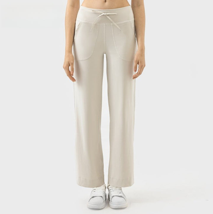 Drune | Hochelastische Yoga-Sporthose mit Kordelzug
