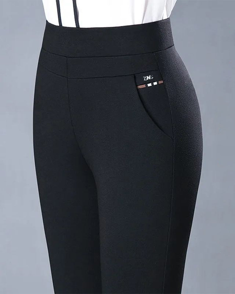 Drune | Hose mit Hoher Taille und Tasche