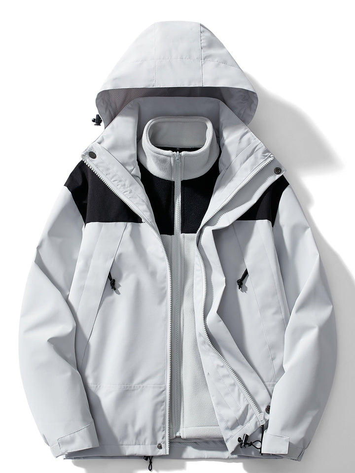 Drune | 3-In-1 Fleece-Winterjacke Mit Kapuze Für Damen