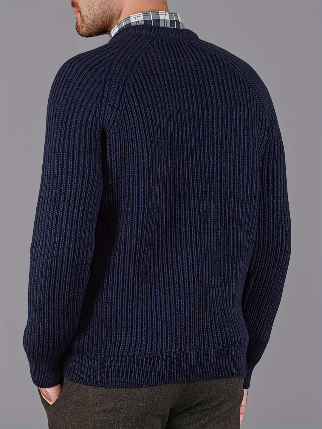 Drune | Dicke Strickjacke Im Robusten Design Wolle Wärme und Komfort