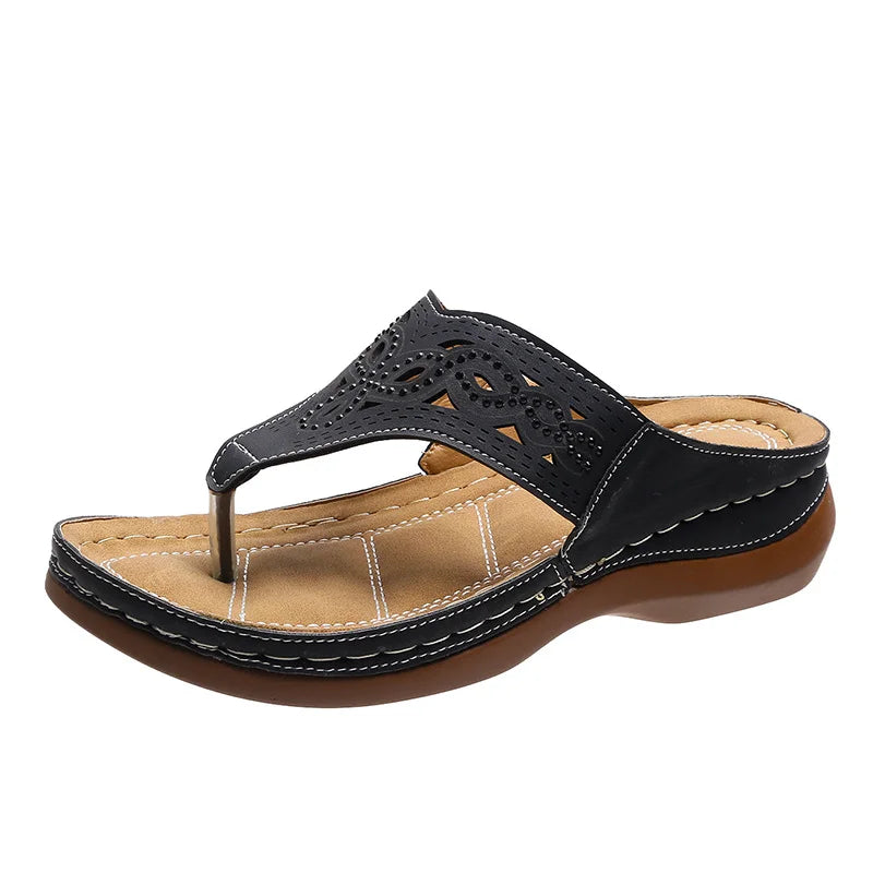 Drune - Damen Flip Flops mit optimalem Halt