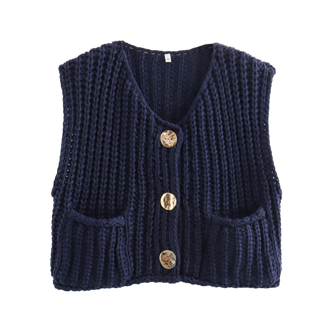 Drune | Ärmellose Gestrickte Weste