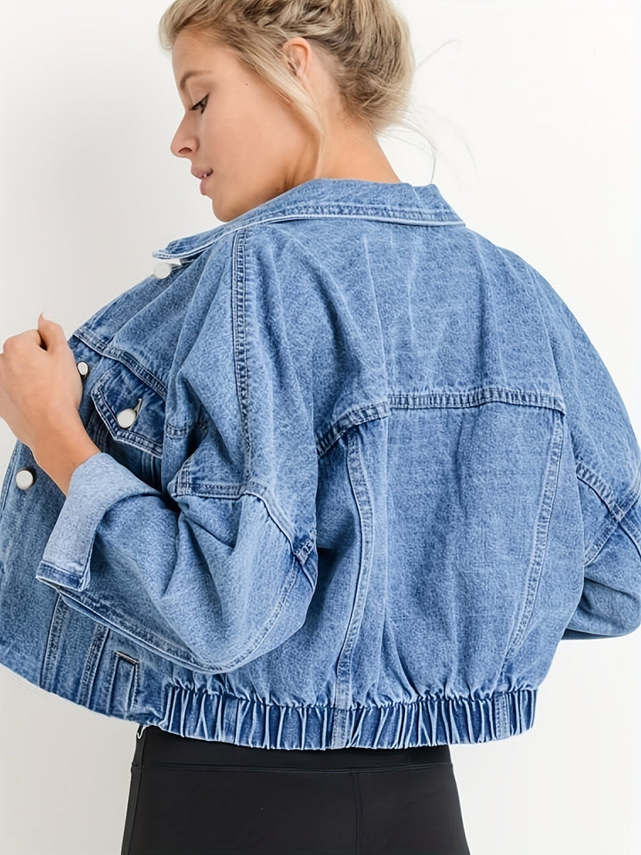 Drune | Jeansjacke mit Reverskragen für Den Herbst
