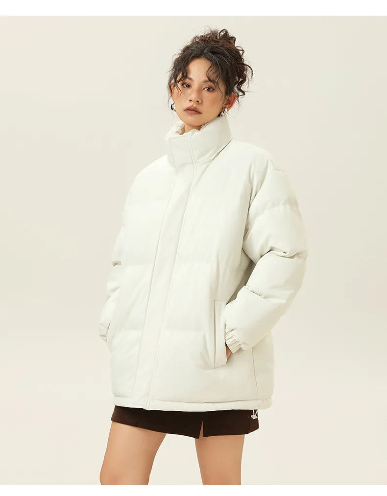 Drune | Freizeitjacke mit Stehkragen aus dickem, warmem Baumwolle