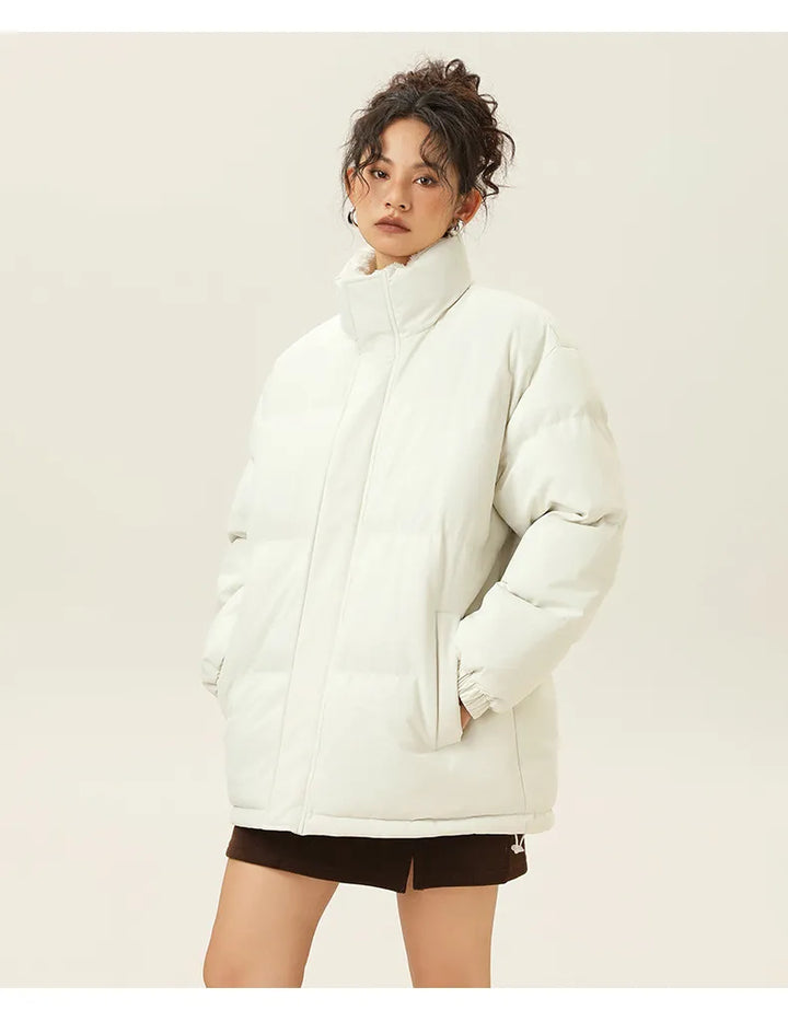 Drune | Freizeitjacke mit Stehkragen aus dickem, warmem Baumwolle