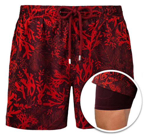 Drune | Doppellagige Strandshorts Für Herren