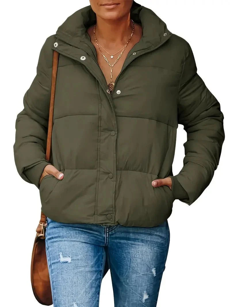 Drune | Puffer Jacke - Warm & Leicht - Wasserabweisendes Polyester - Lässige Oberbekleidung