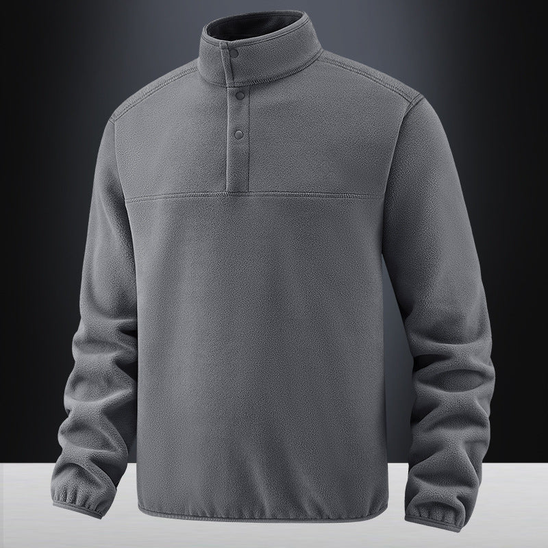 Drune | Luxuriöse Fleece-Weste mit Knöpfen für Herren