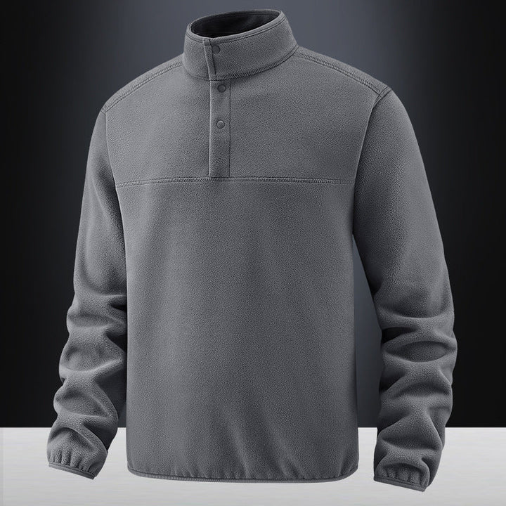 Drune | Luxuriöse Fleece-Weste mit Knöpfen für Herren
