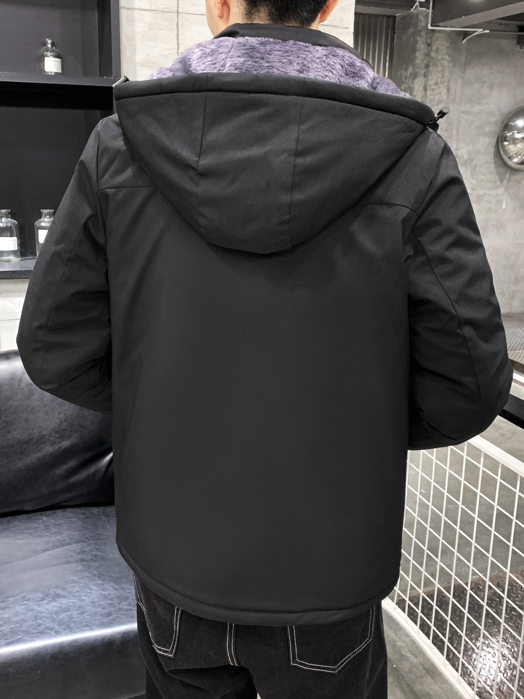 Drune | Casual Kapuzen Lange Winter Jacke Für Herren - Ideal für Winter