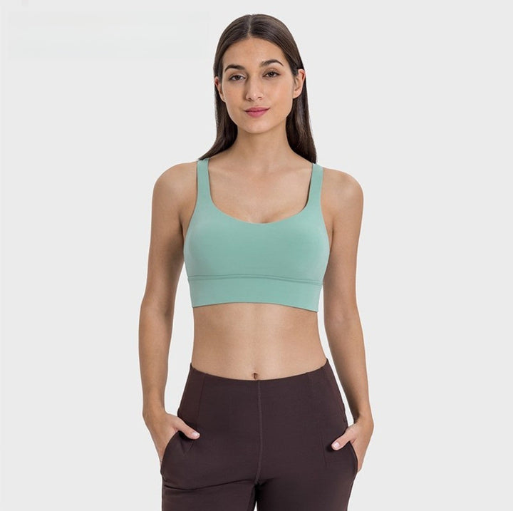 Drune | Schöner Rücken Design schlanke Brust heben nahtlose Yoga-BH